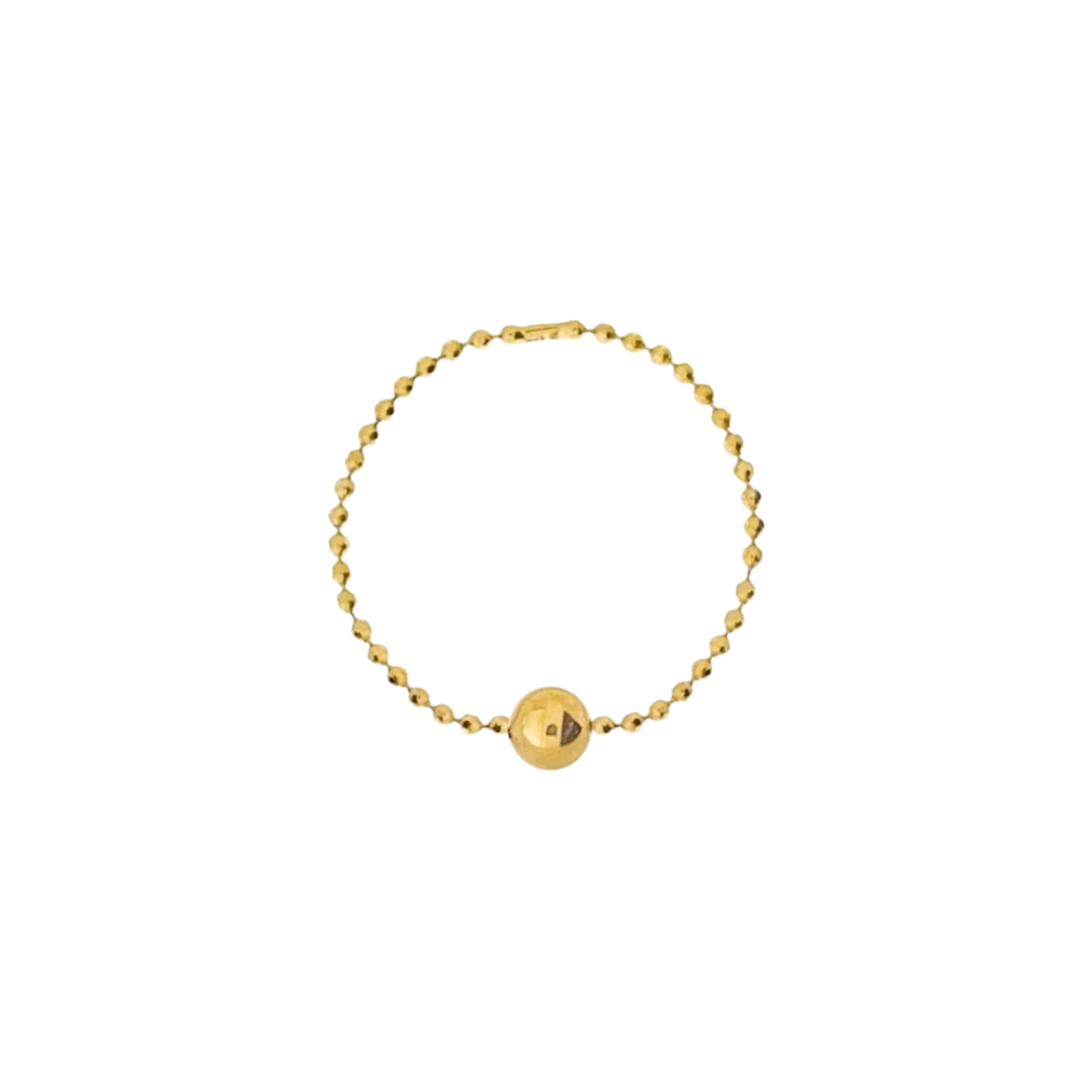 JO Ball Mini Beaded Chain Ring