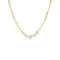 JO 5 Gradating Diamonds Chain Necklace