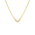JO Curve 3 Mini Diamonds Necklace