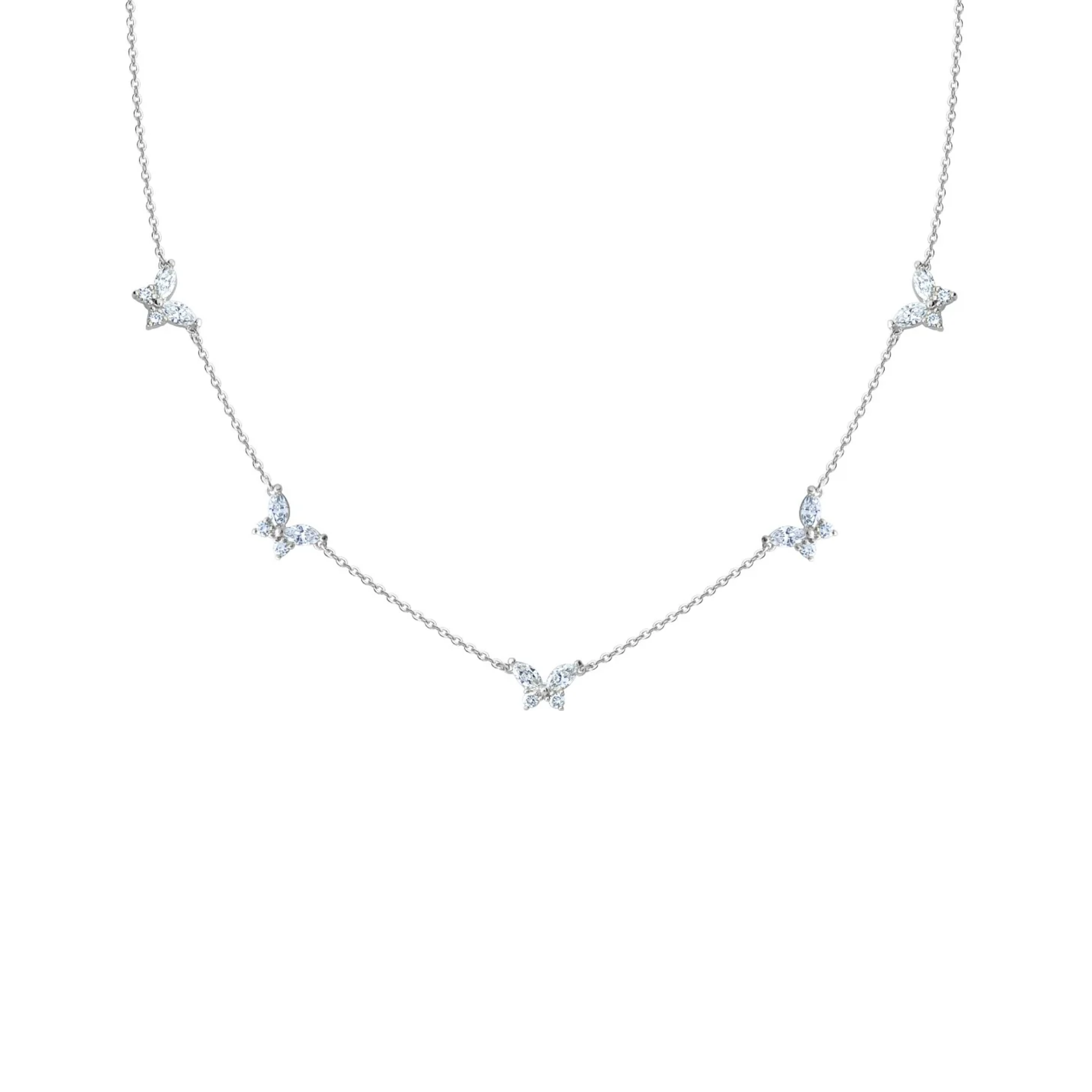 JO 5 Marquise Butterfly Necklace