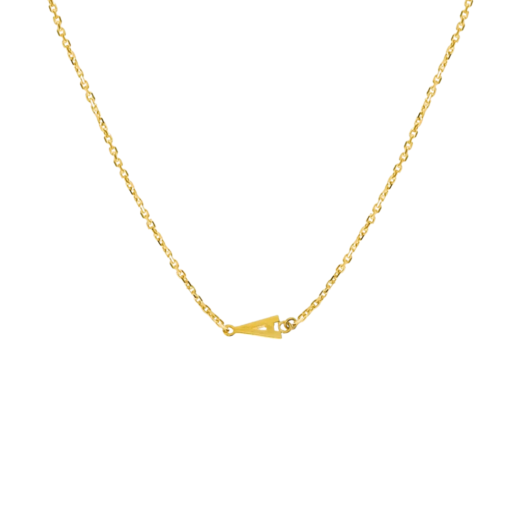 JO Horizontal Alphabet Thin Chain