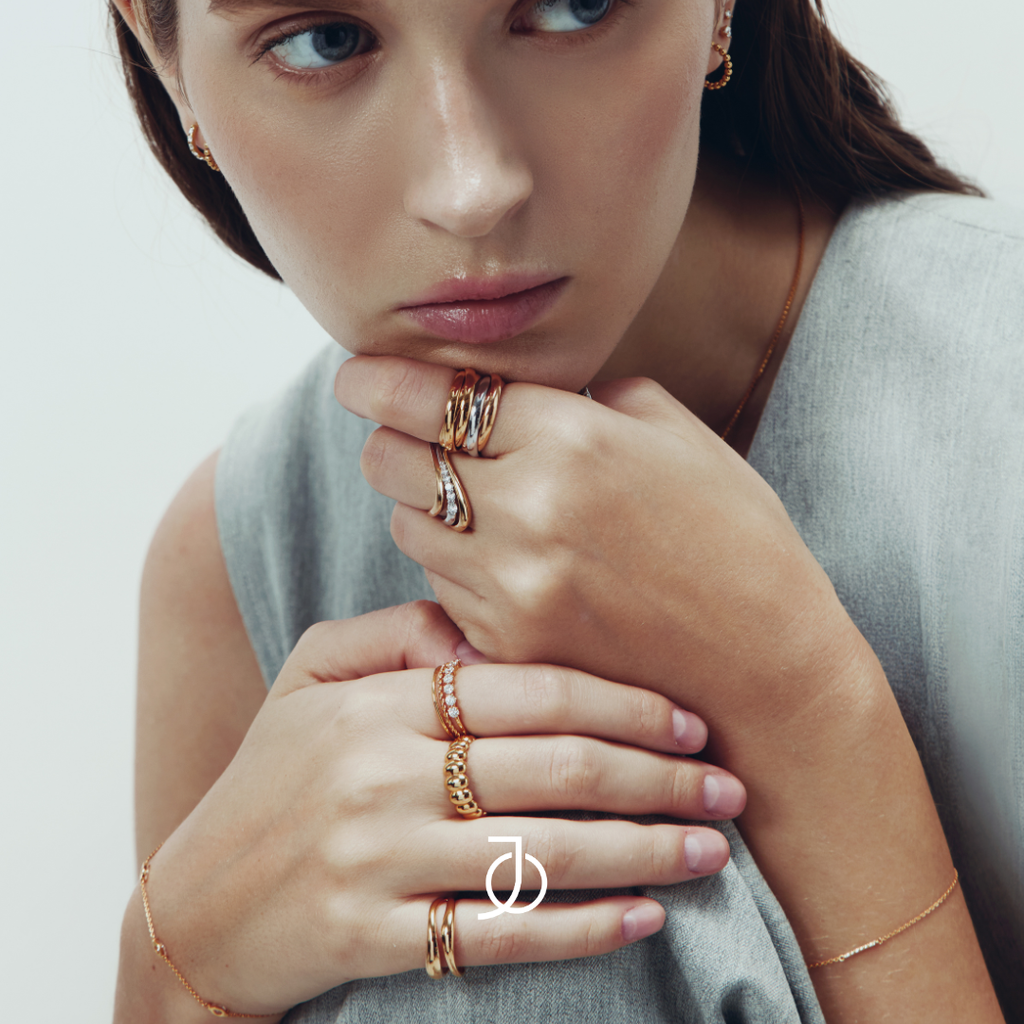 JO Fluted Bold Ring