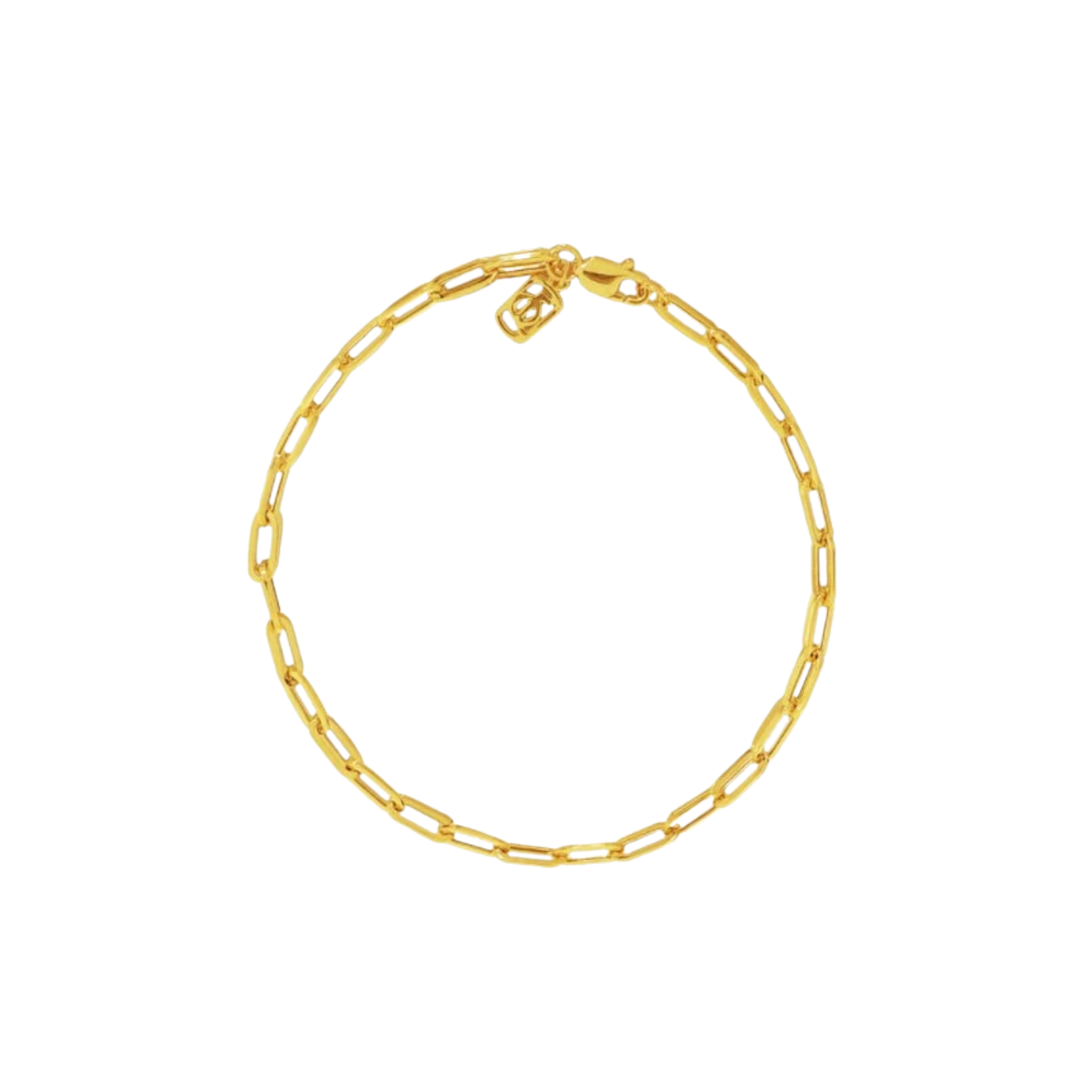 JO Paper Clip Bracelet