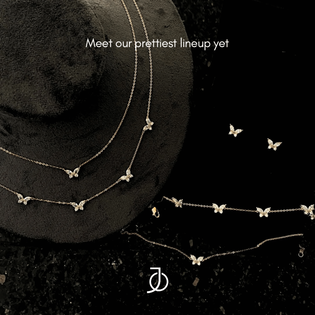 JO Marquise Butterfly Necklace