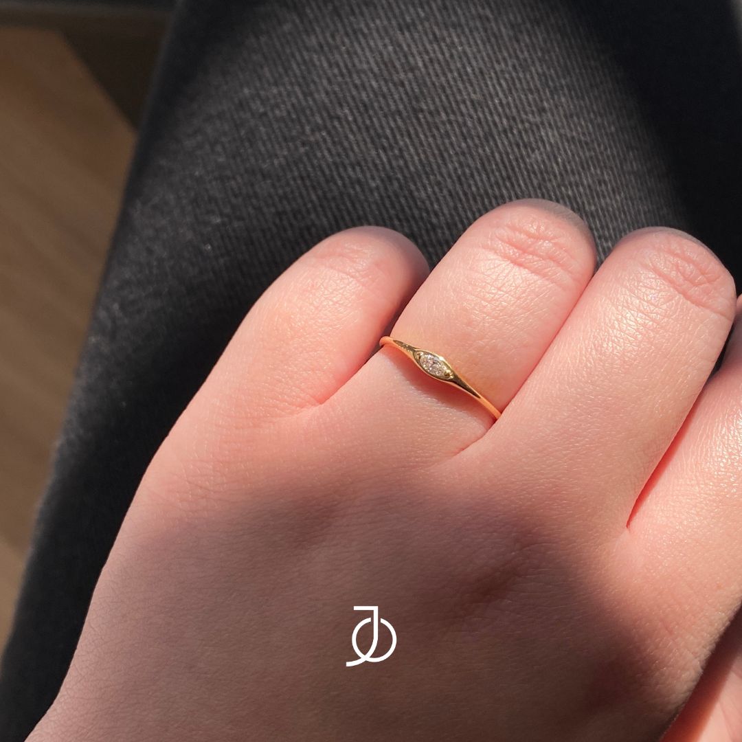 JO Marquise Signet Ring