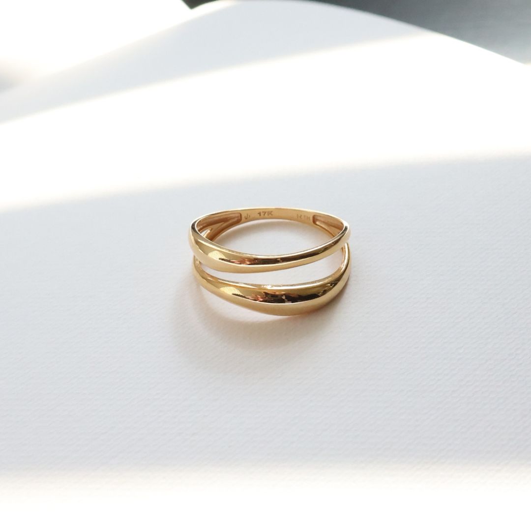 JO Double Curve Ring