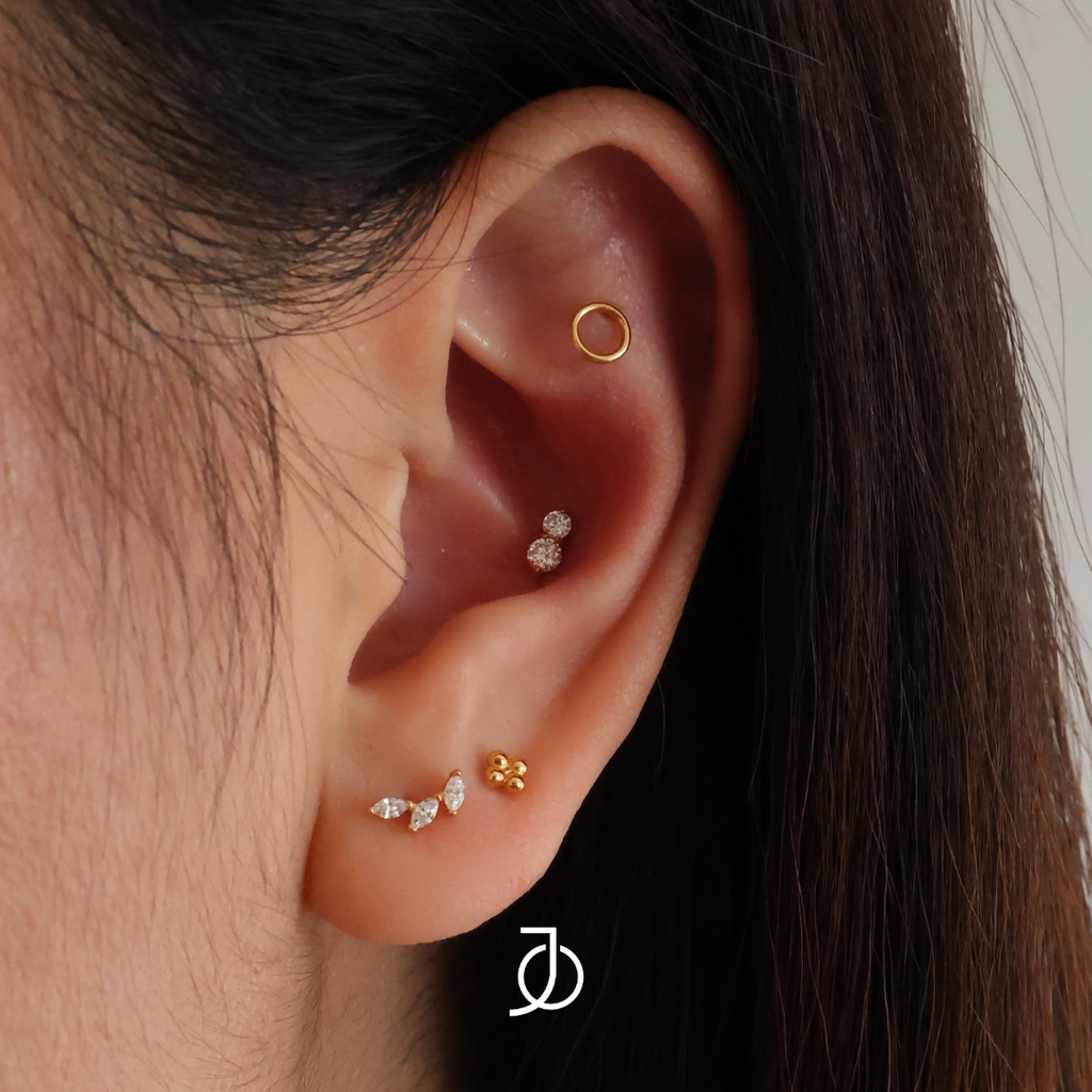 JO Marquise Triad Flat Back