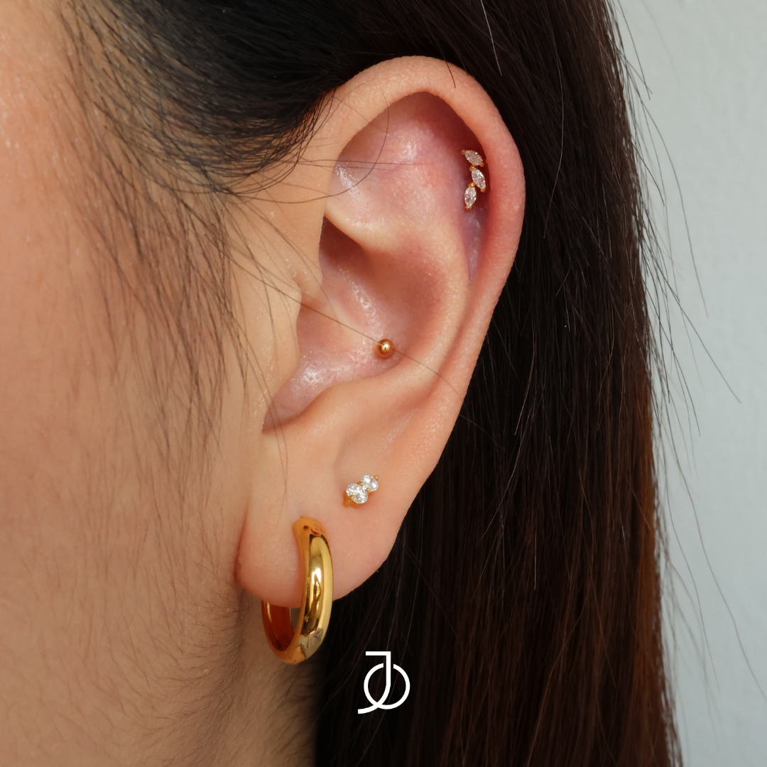 JO Marquise Triad Flat Back