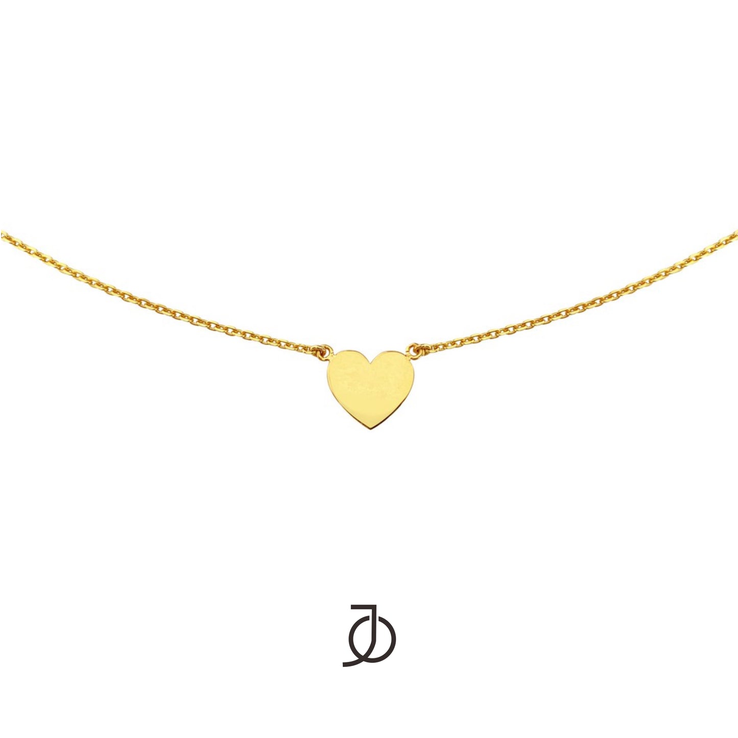 Jo Heart Chain Necklace