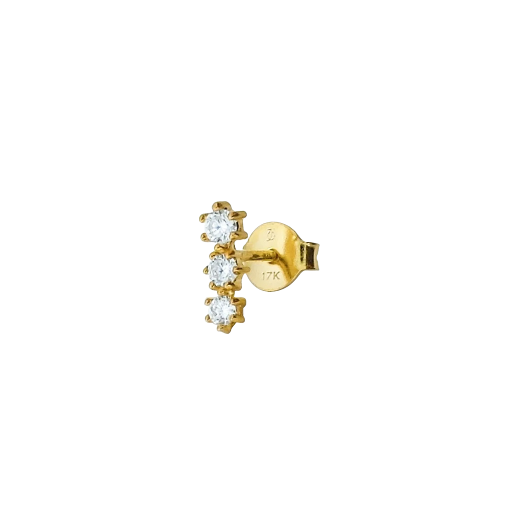JO Bar 3 Mini Diamonds Studs