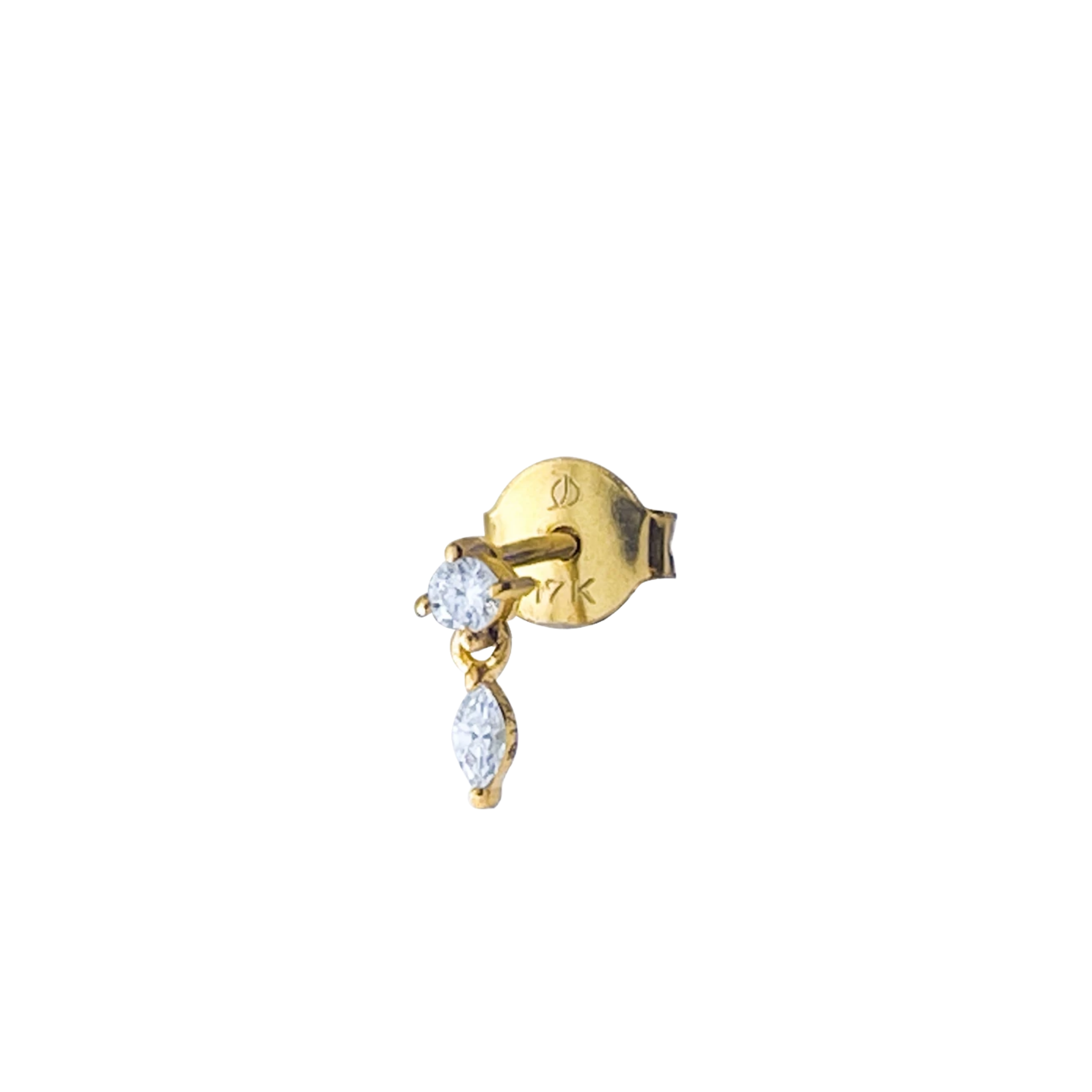 JO Marquise Drop Stud