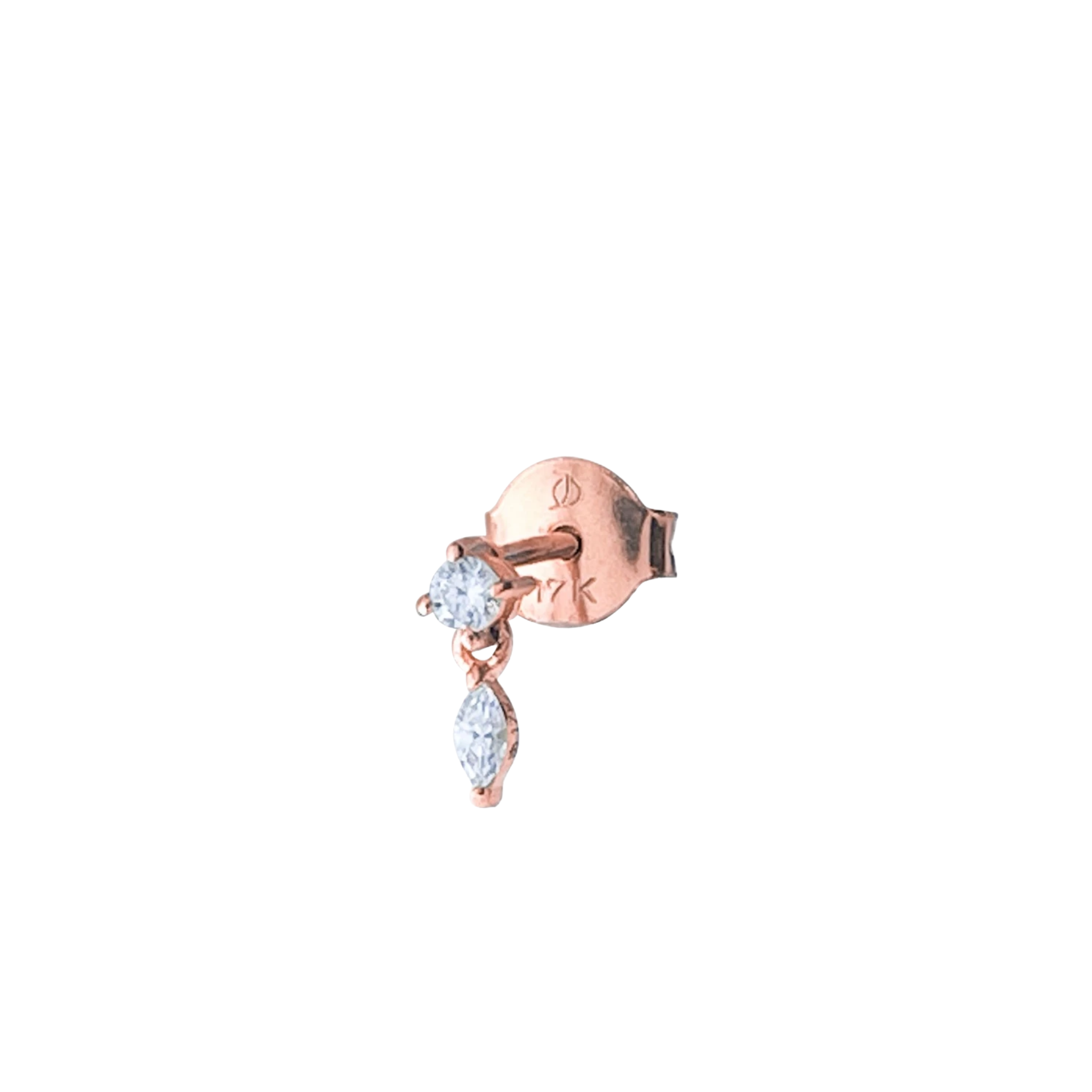 JO Marquise Drop Stud