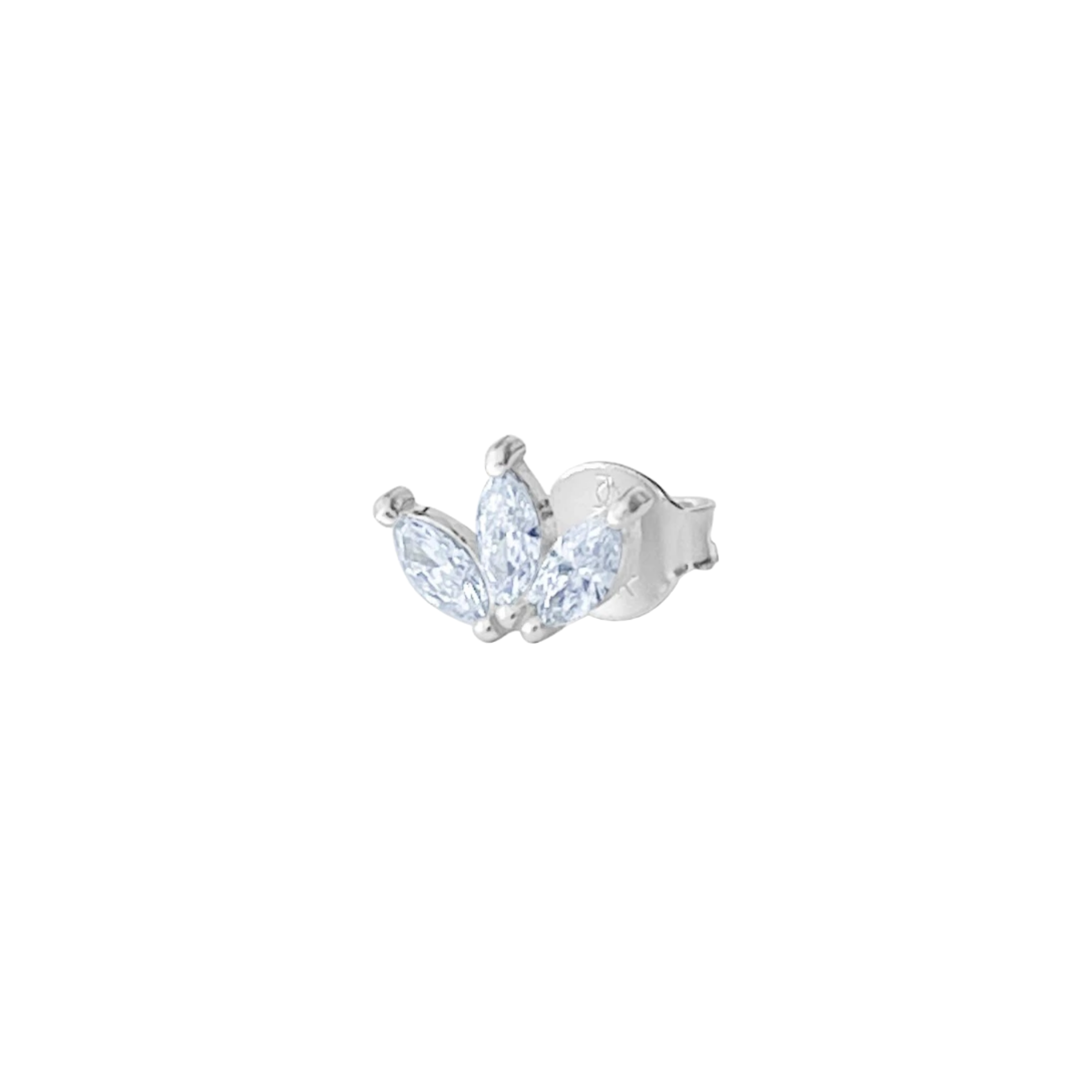 JO Marquise Lotus Studs