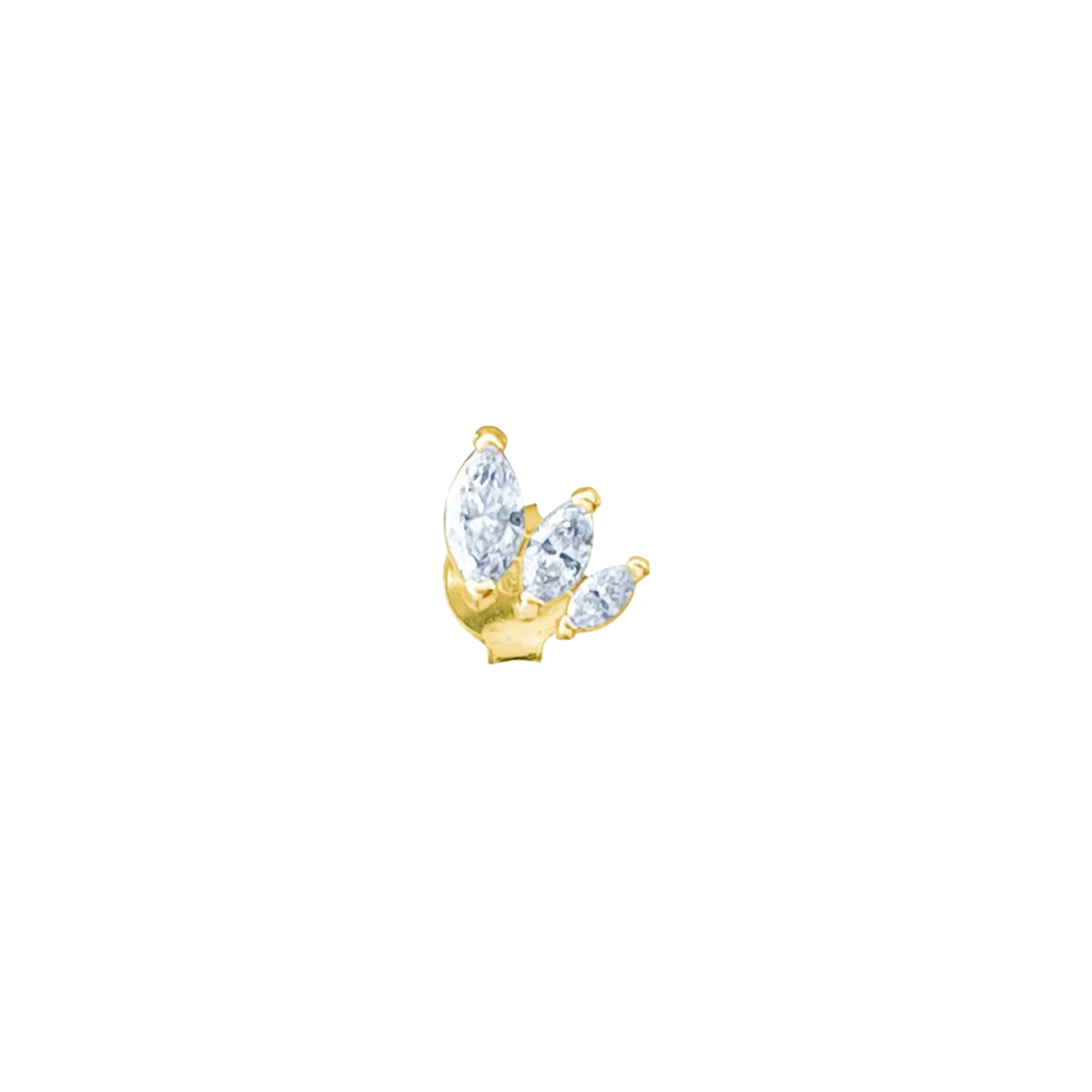 JO 3 Marquise Studs