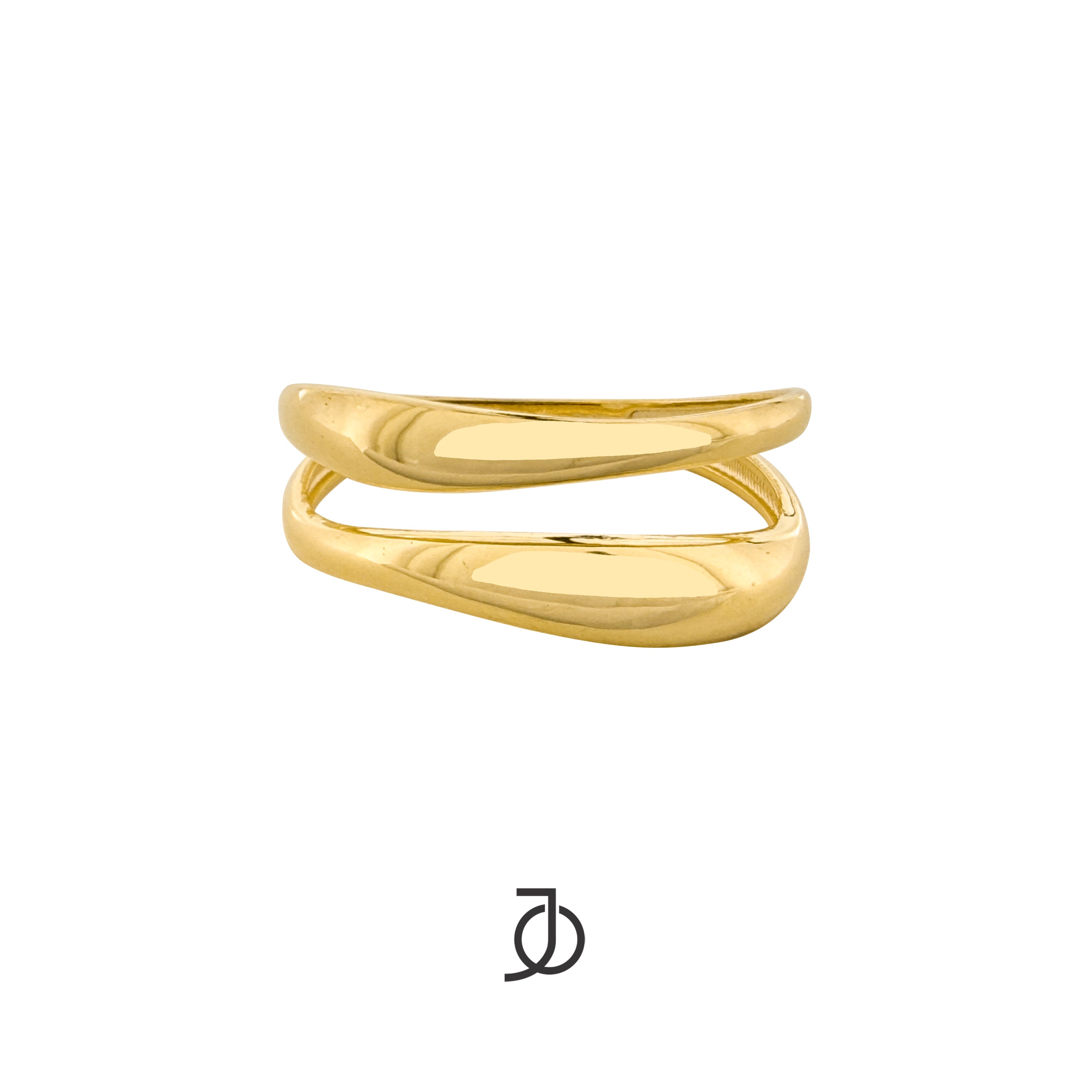 JO Double Curve Ring