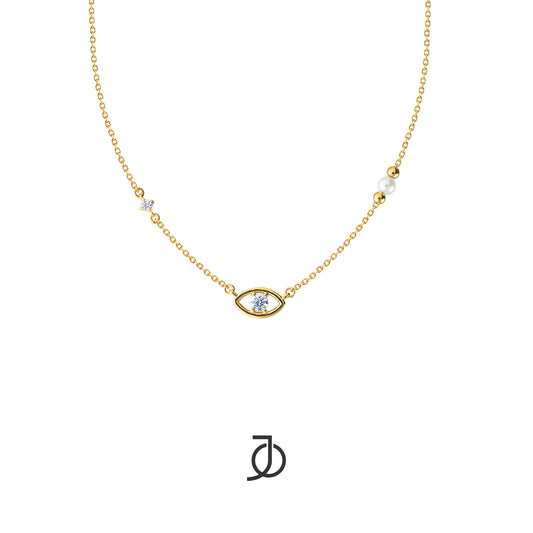 JO Kalung Emas - Iris Necklace