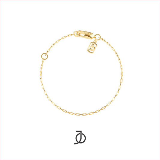 Jo Mini Paper Clip Anklet