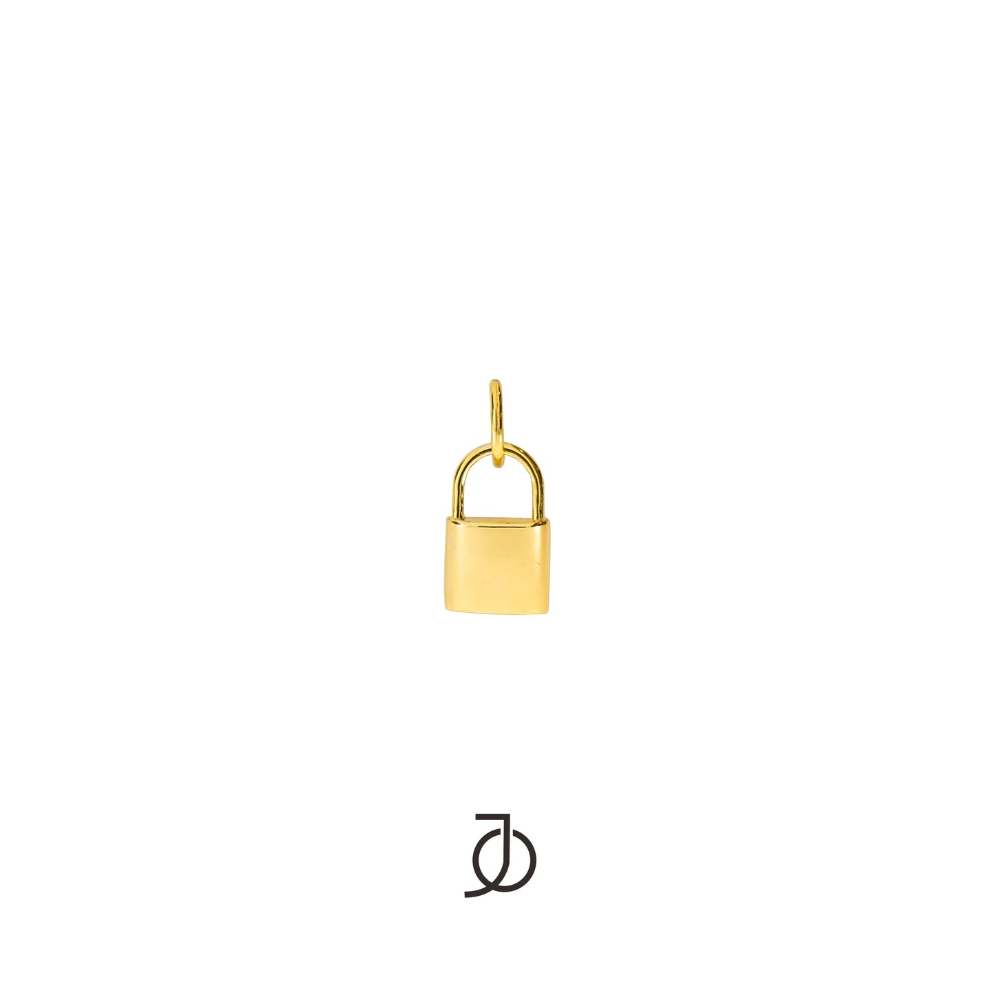 JO Padlock Pendant 17K