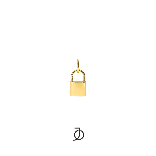 JO Padlock Pendant 17K