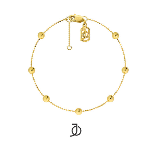 JO Gelang Emas - Ball By The Yard Mini Beaded Bracelet