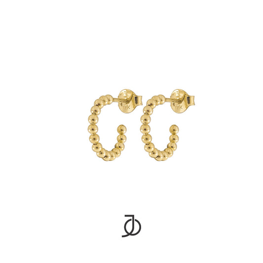 JO Anting Emas - Beads Hoops 17k