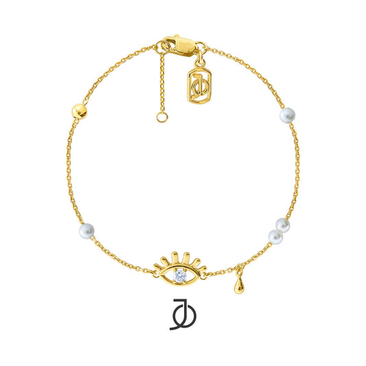 JO Clear Vision Bracelet With Pearls