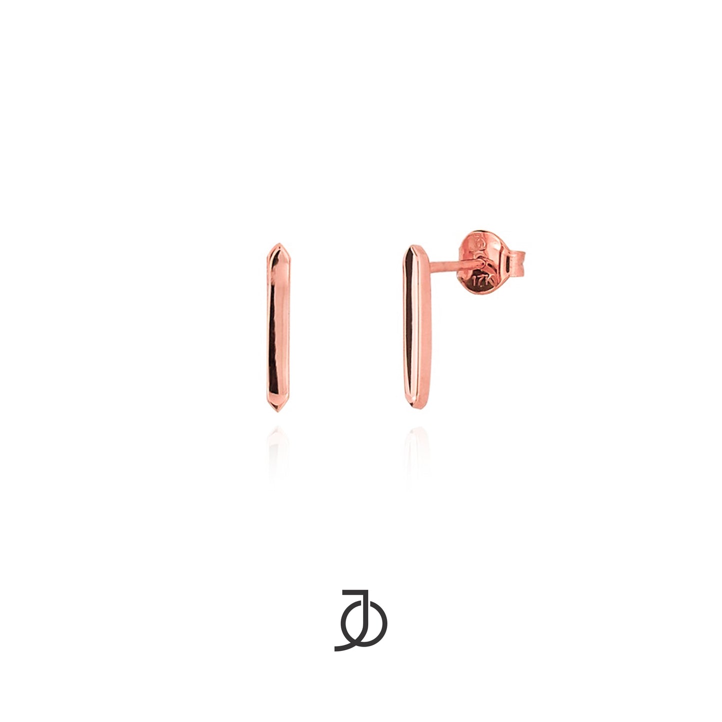 JO GOLD BAR STUDS