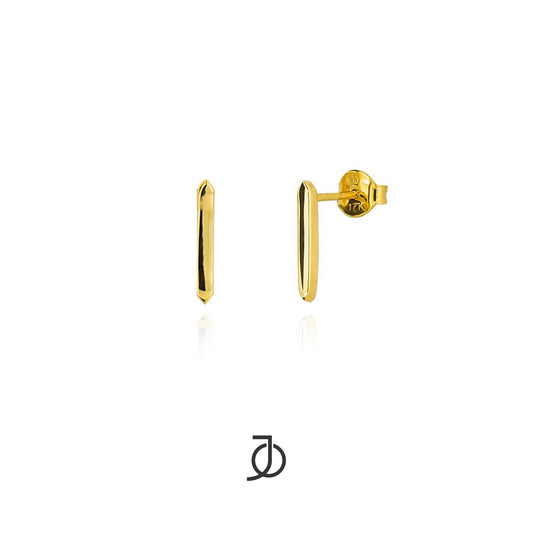 JO GOLD BAR STUDS