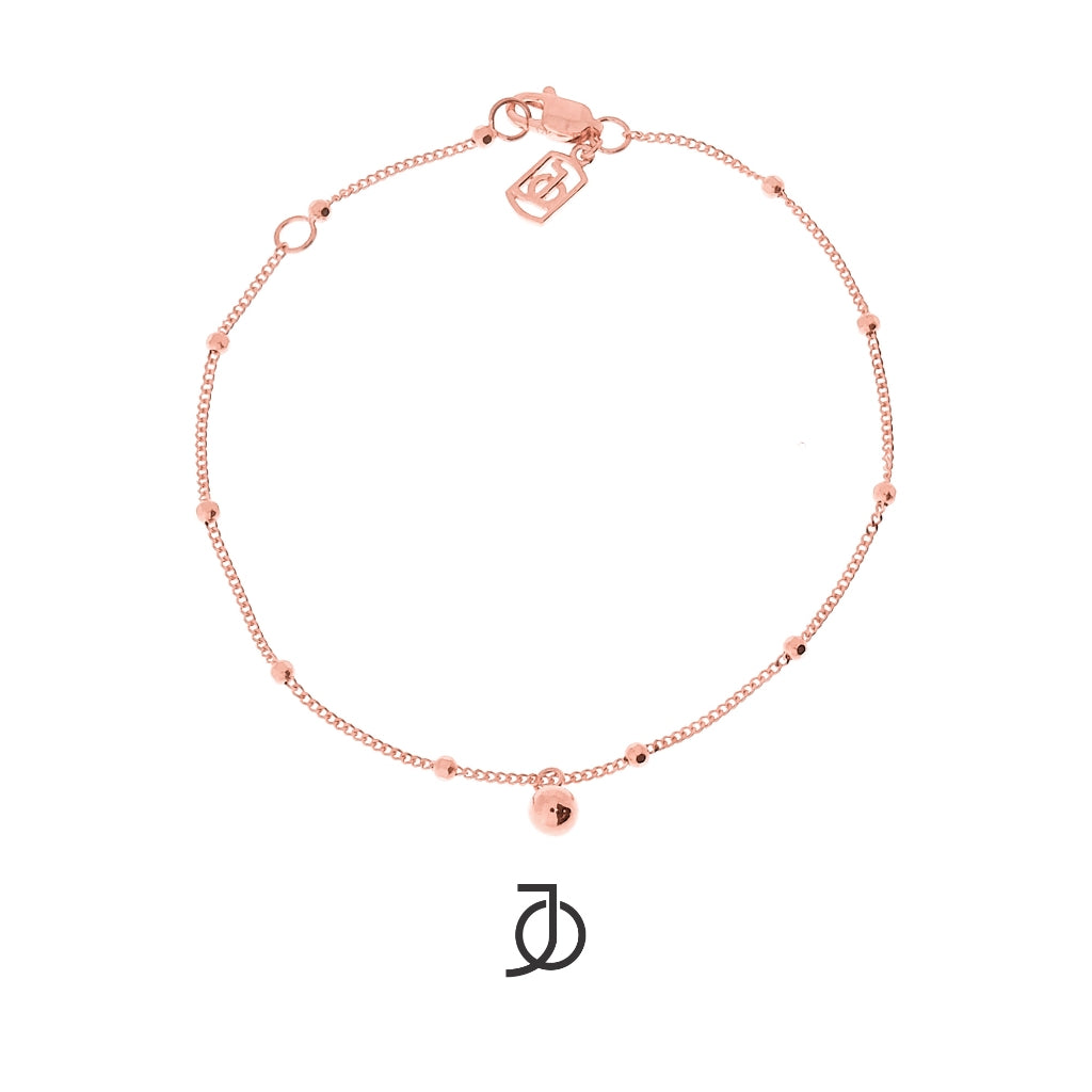 JO Gelang Emas - Gold Mini Ball Chain Bracelet 17k