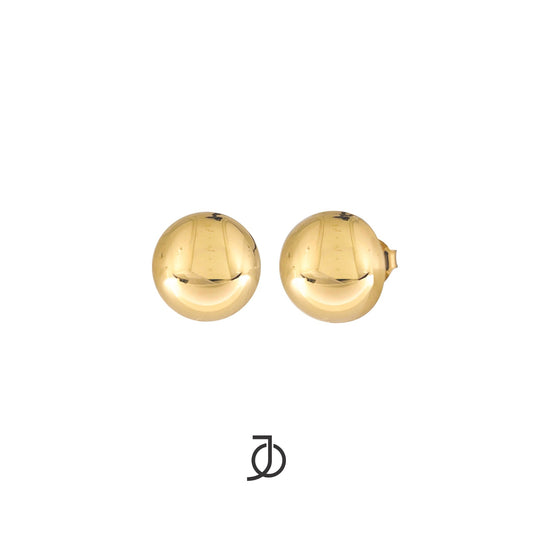 JO Anting Emas - Half Dome Ball Studs 17K