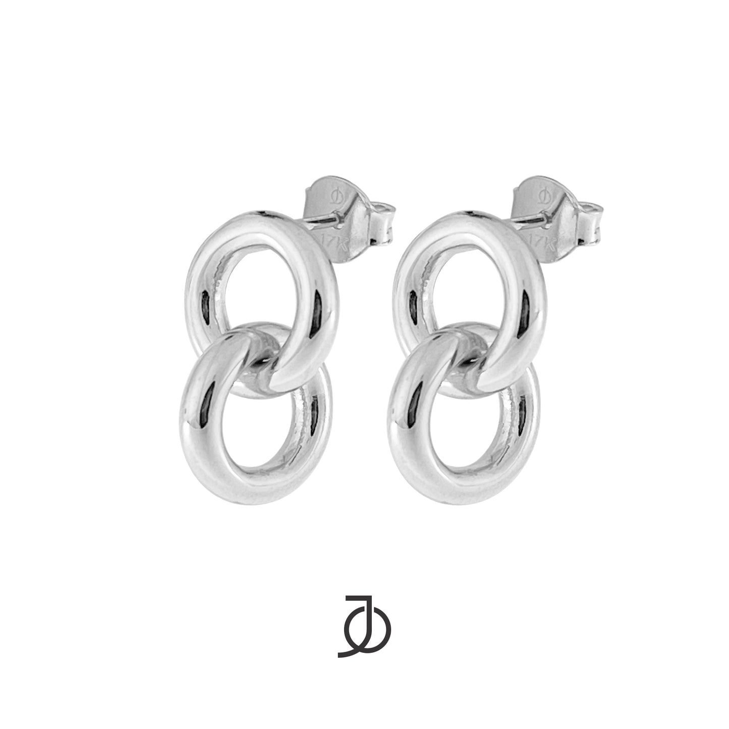 JO Anting Emas - Interlocking Studs