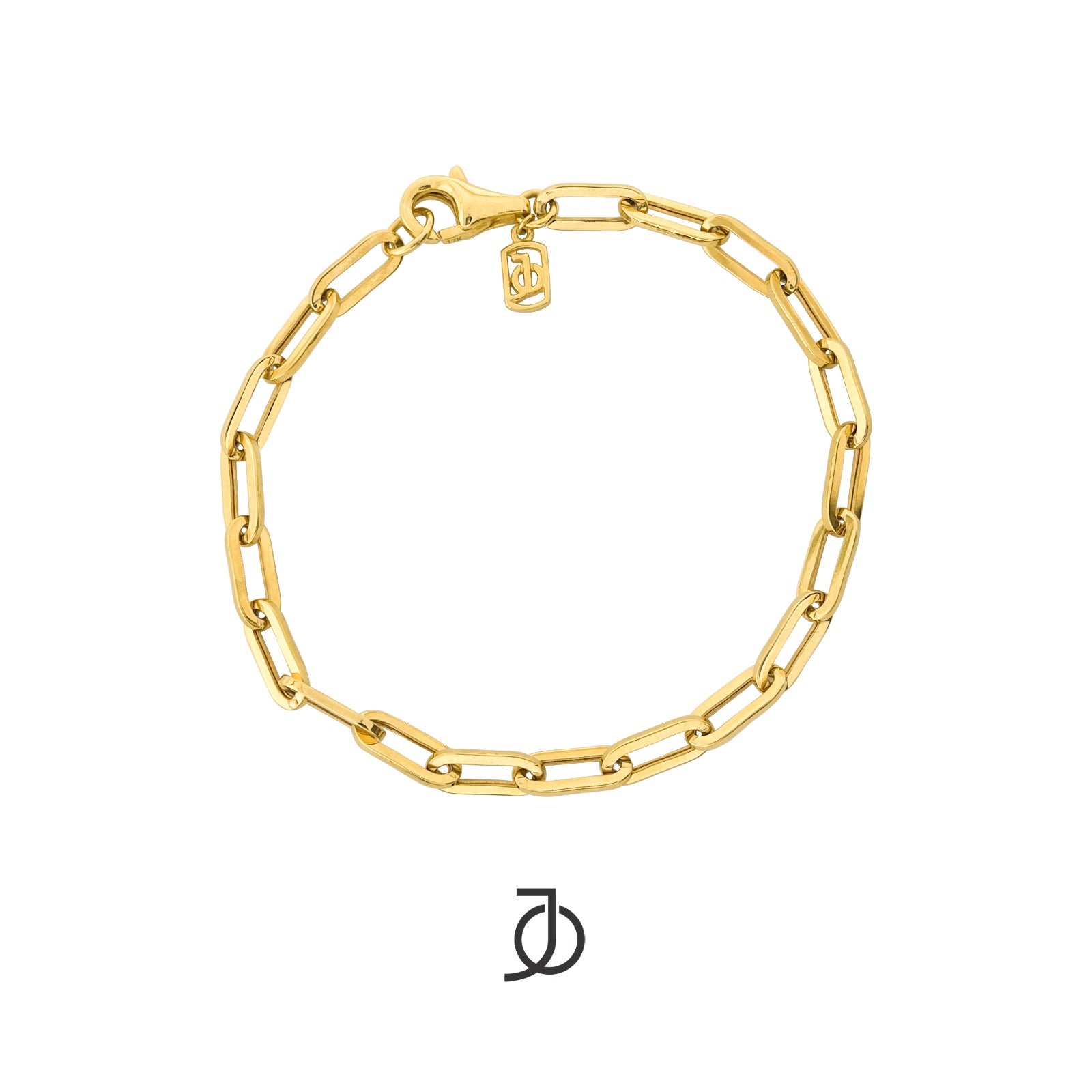 JO Paper Clip Bracelet