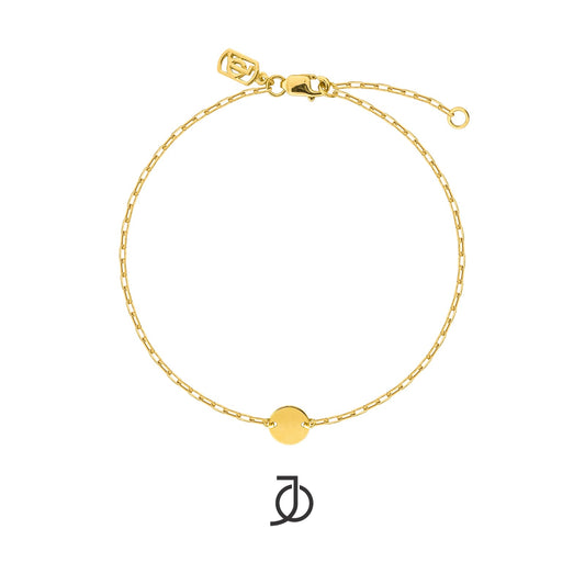 Jo Mini Disc With Mini Paper Clip Bracelet 17k