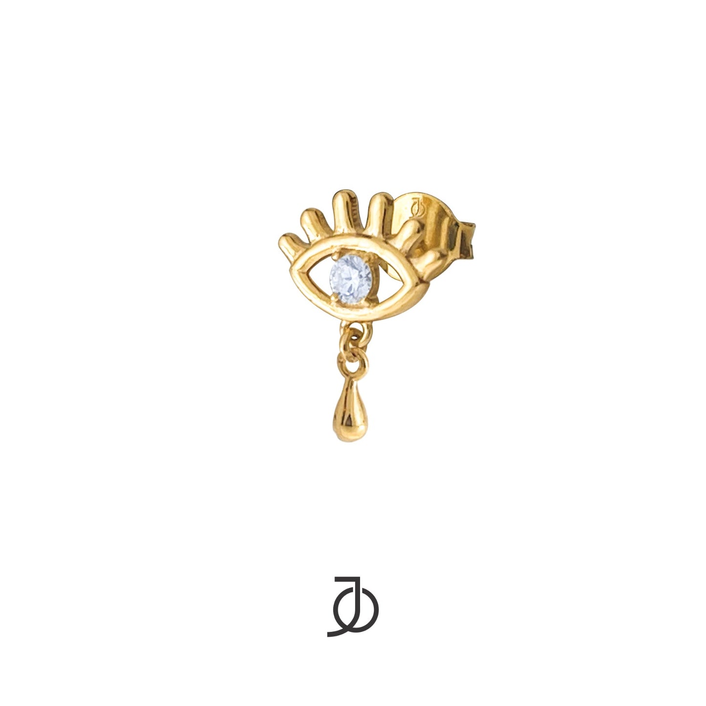 JO Mirage Stud Earrings With Diamond