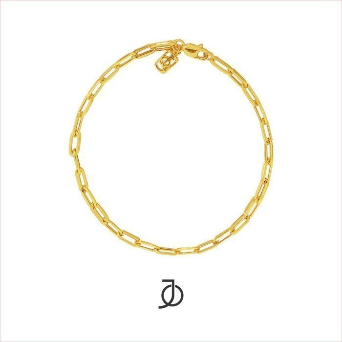 JO Paper Clip Bracelet