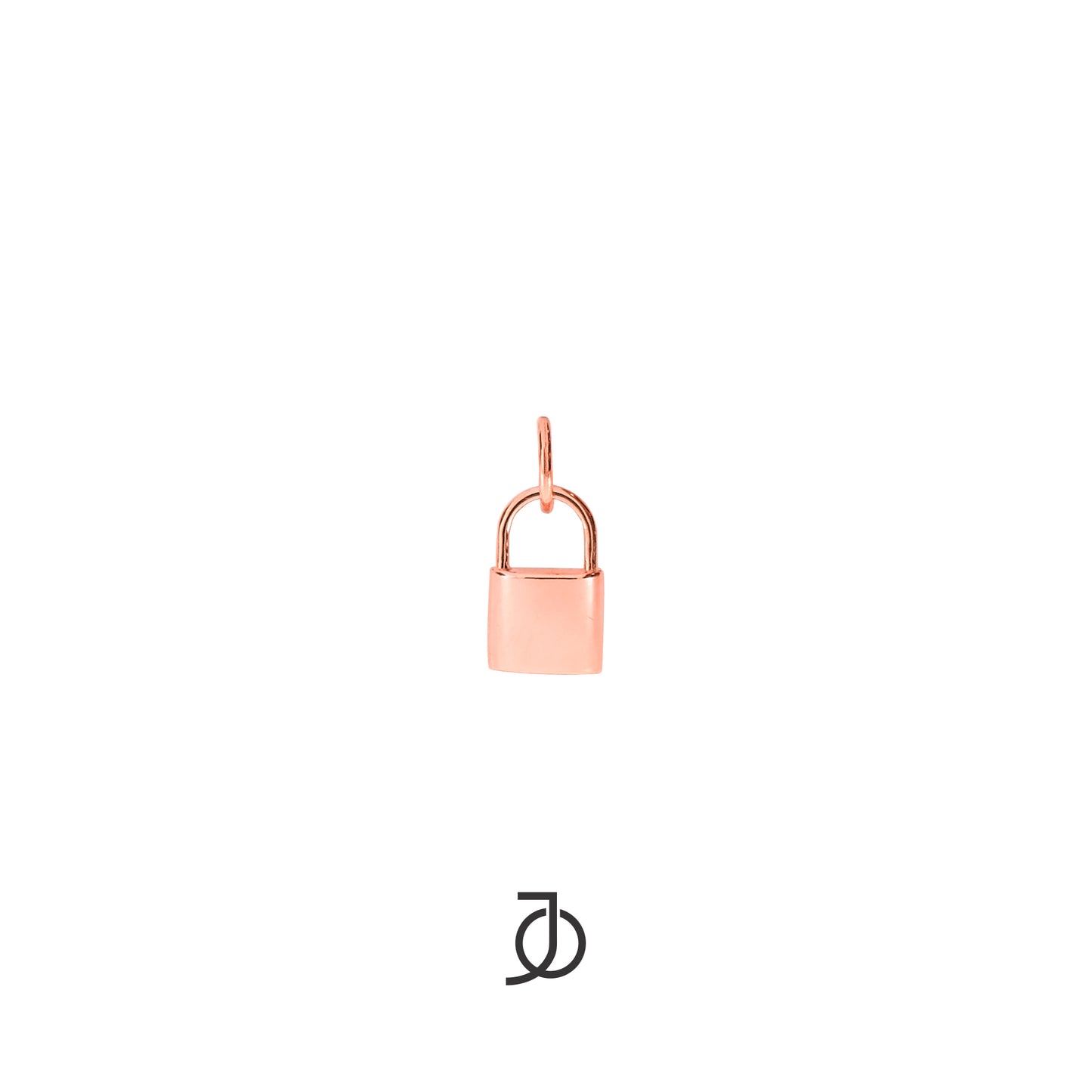 JO Padlock Pendant 17K