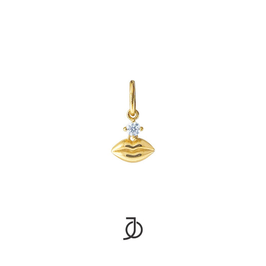 JO Liontin Emas - Pout Pendant