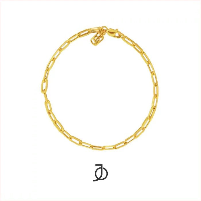 JO Paper Clip Bracelet