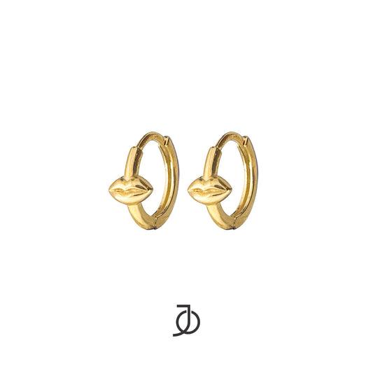 JO Soft Words Hoop Earrings