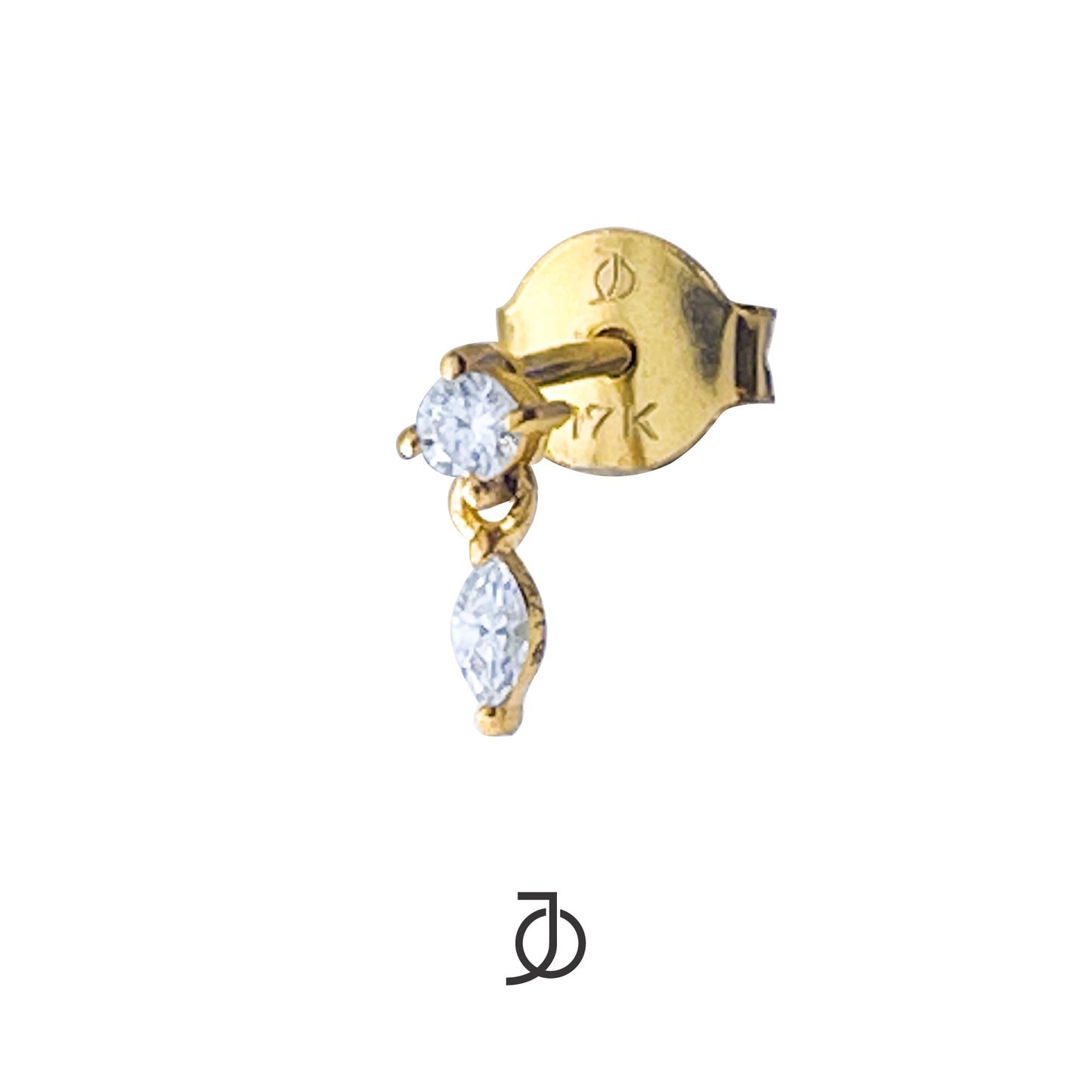 JO Anting Emas - Marquise Drop Stud