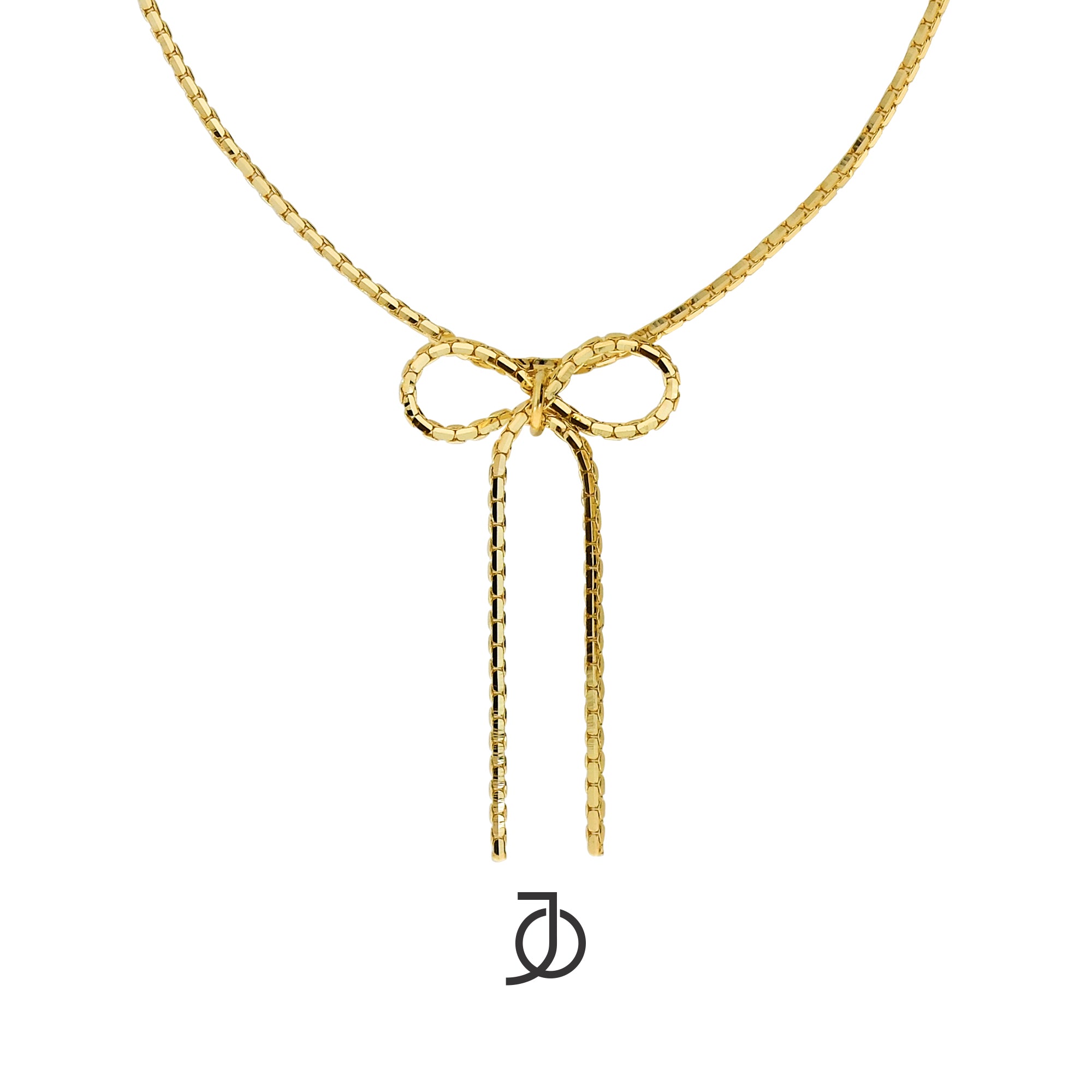 JO Ribbon Chain Necklace 17k – Jo Atelier