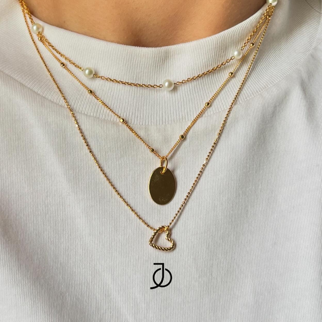 JO Oval Disc Pendant