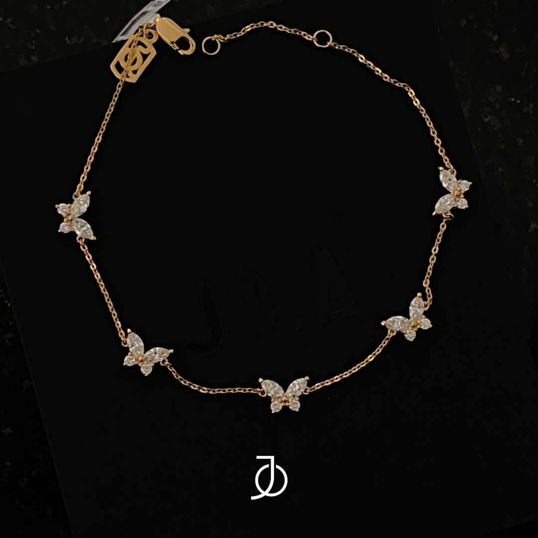 JO 5 Marquise Butterfly Bracelet