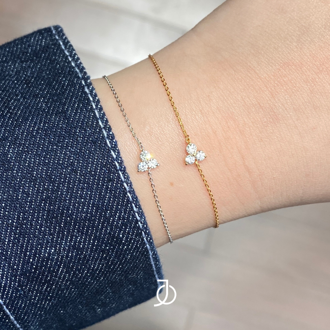 JO Lucky 3 Diamond Chain Bracelet