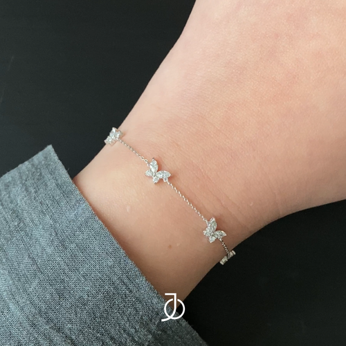 JO 5 Marquise Butterfly Bracelet