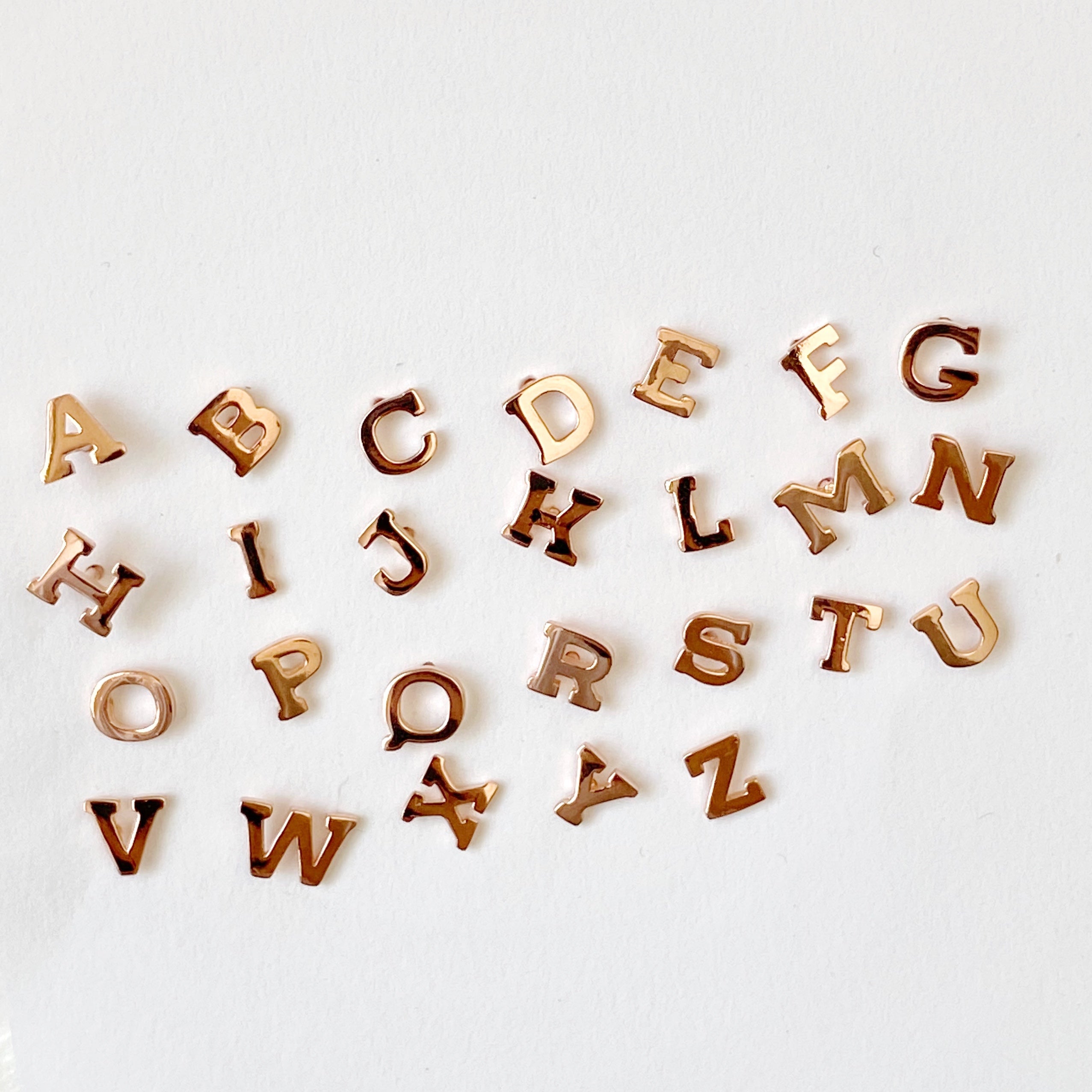 JO Alphabet Studs
