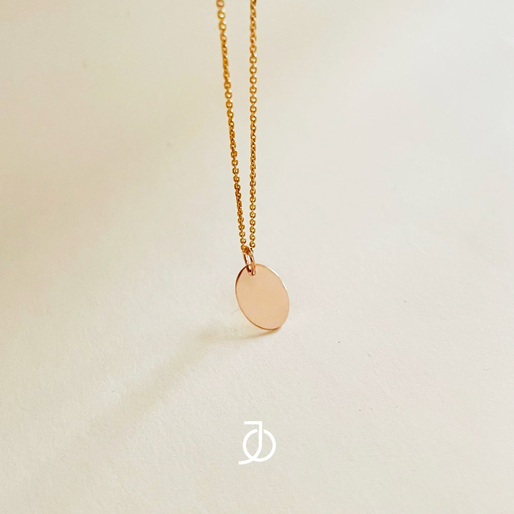 JO Oval Disc Pendant