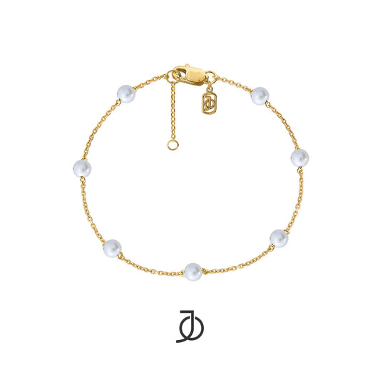 JO Pearl By The Yard Bracelet 17K