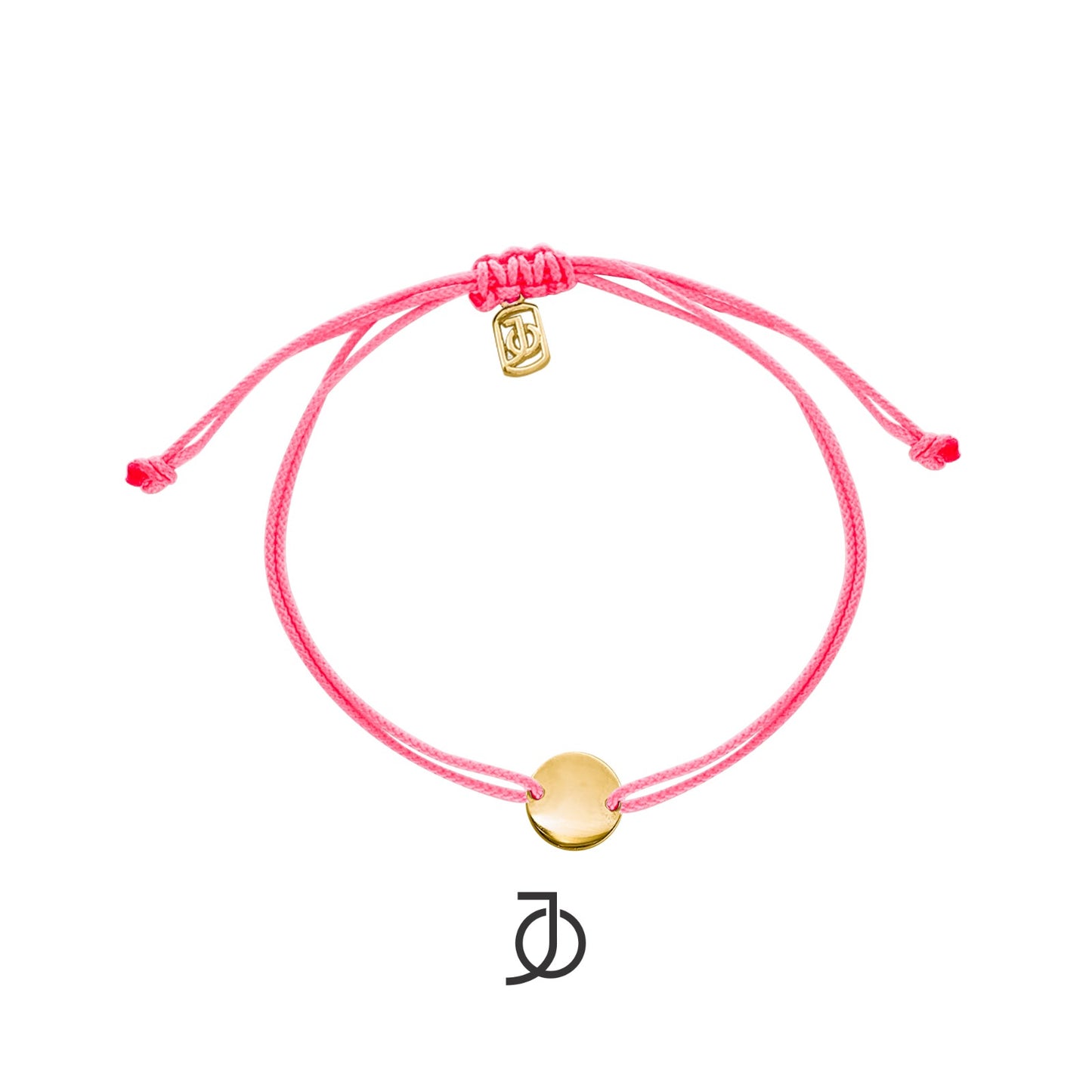 JO Disc On Cord Bracelet 17K