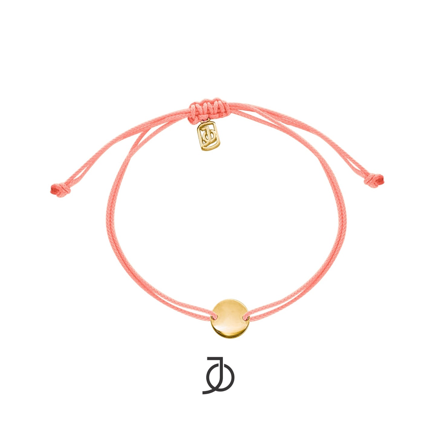 JO Disc On Cord Bracelet 17K